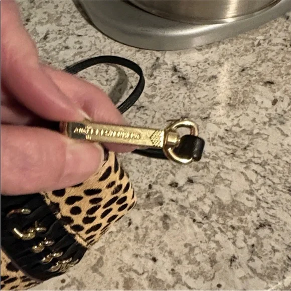 Aimee Kestenberg Leopard Print Crossbody Bag with Black Accents - Picture 5 of 11